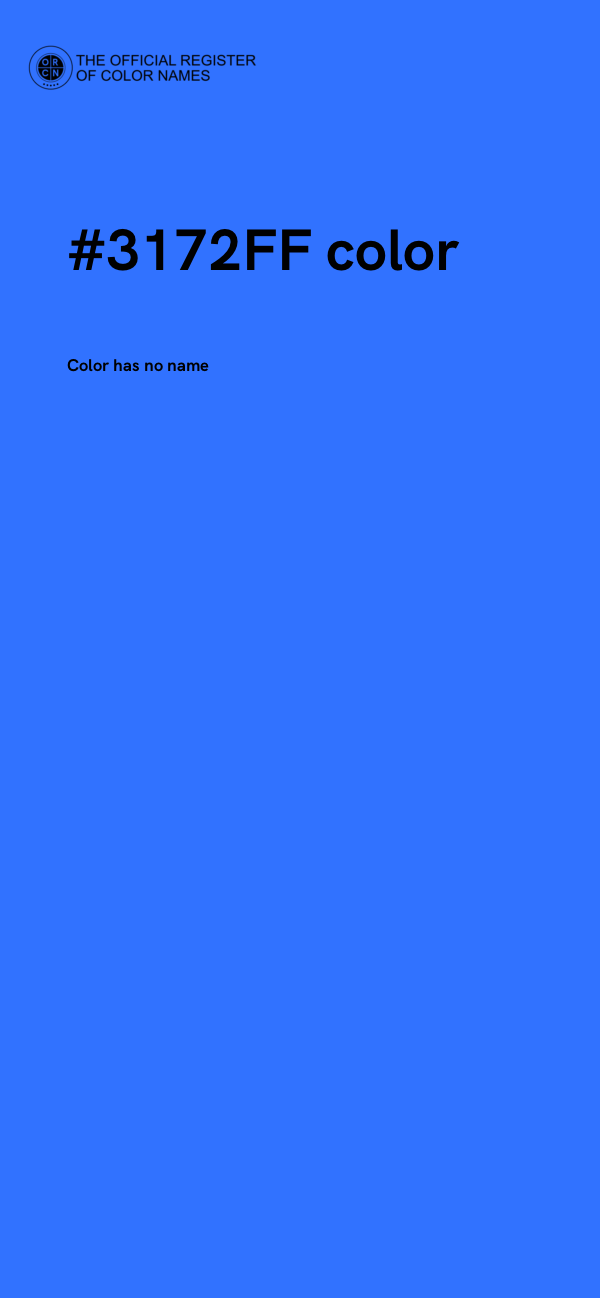 #3172FF color image