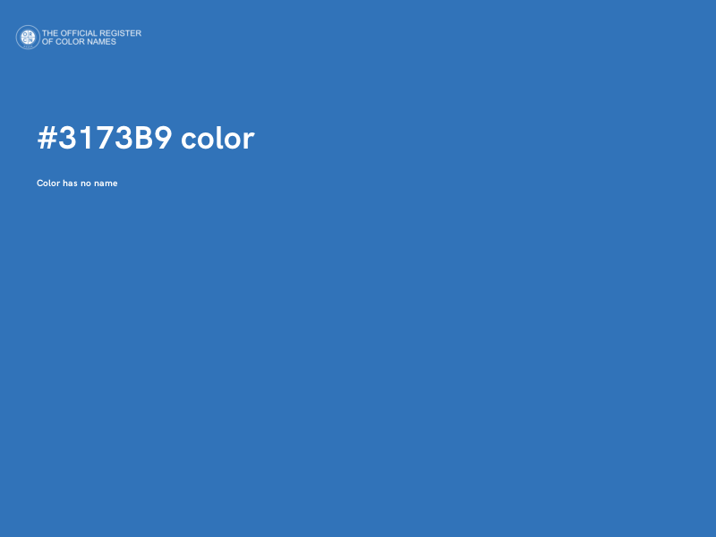 #3173B9 color image