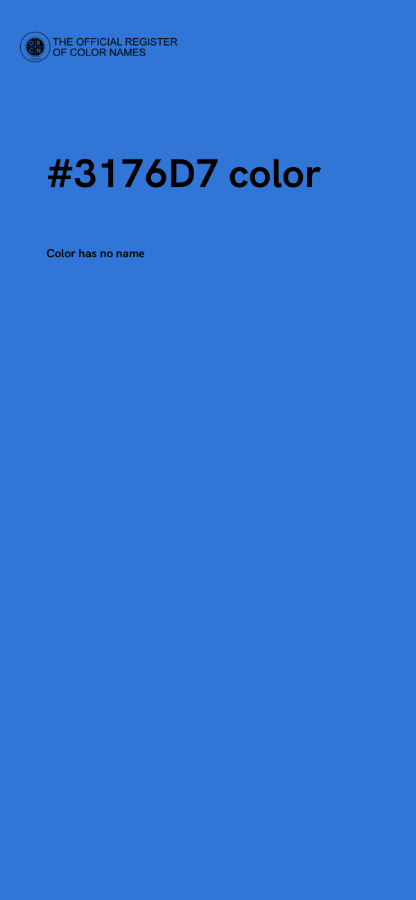 #3176D7 color image