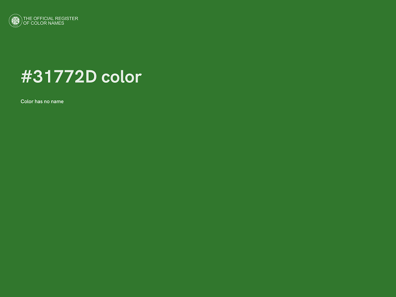 #31772D color image