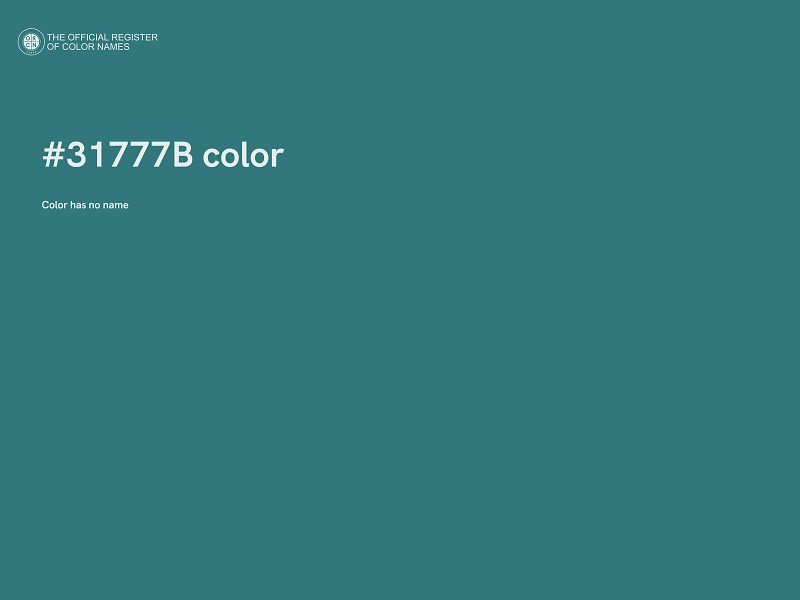#31777B color image