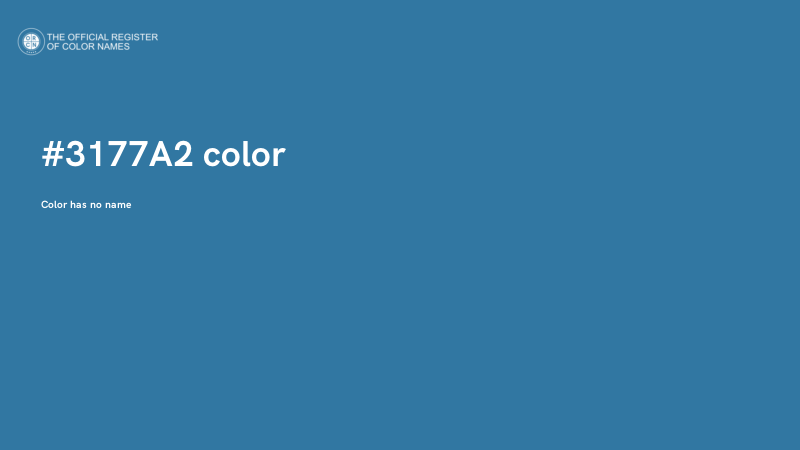 #3177A2 color image