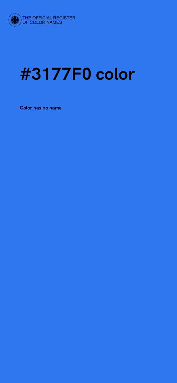 #3177F0 color image