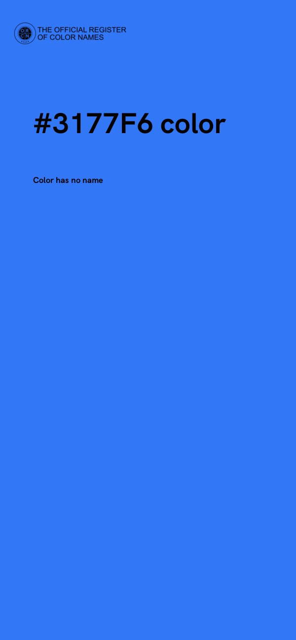 #3177F6 color image