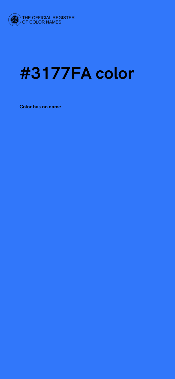 #3177FA color image