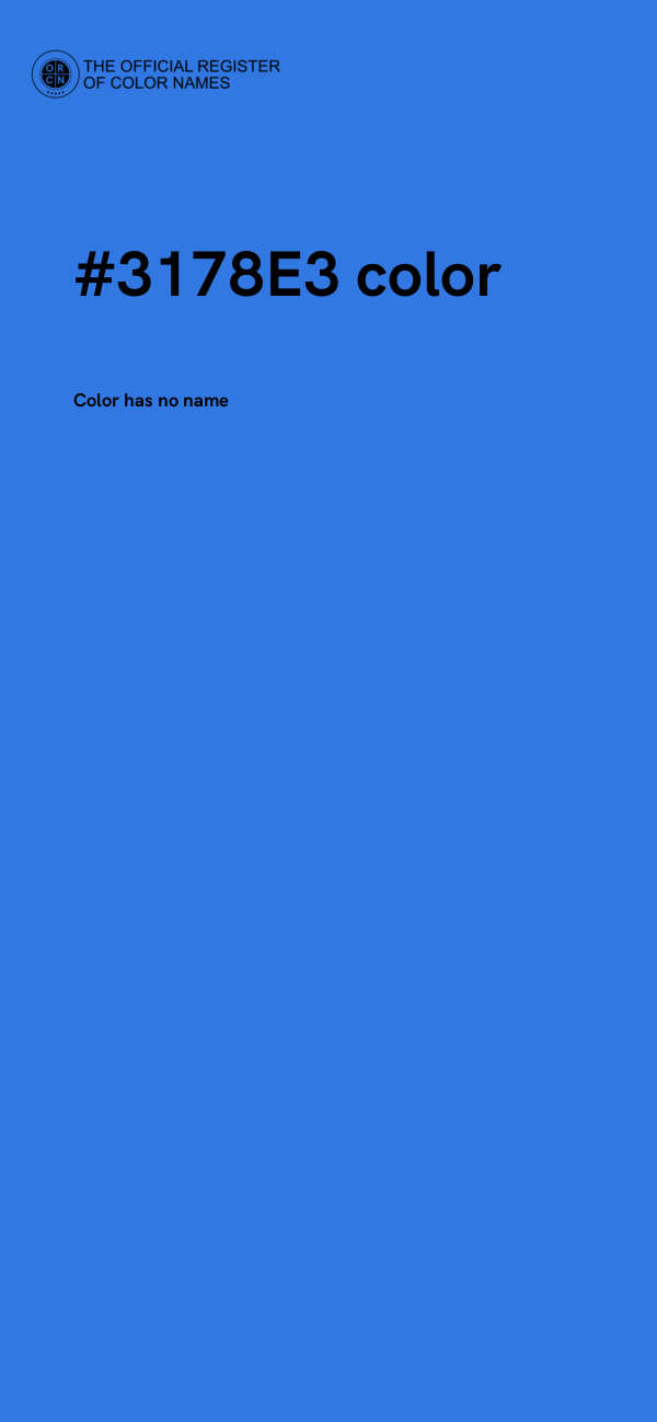 #3178E3 color image