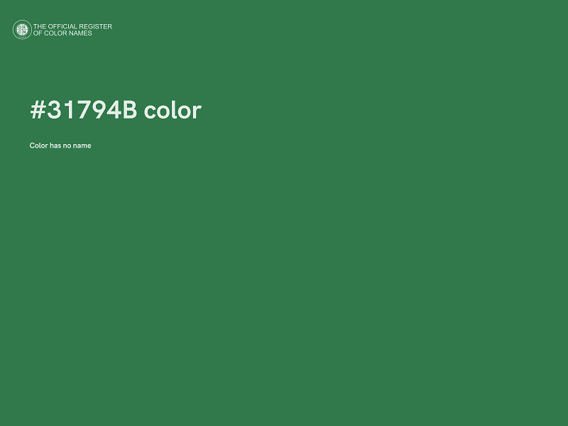 #31794B color image