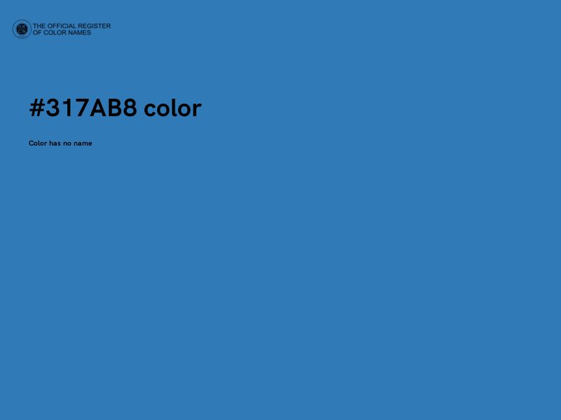 #317AB8 color image