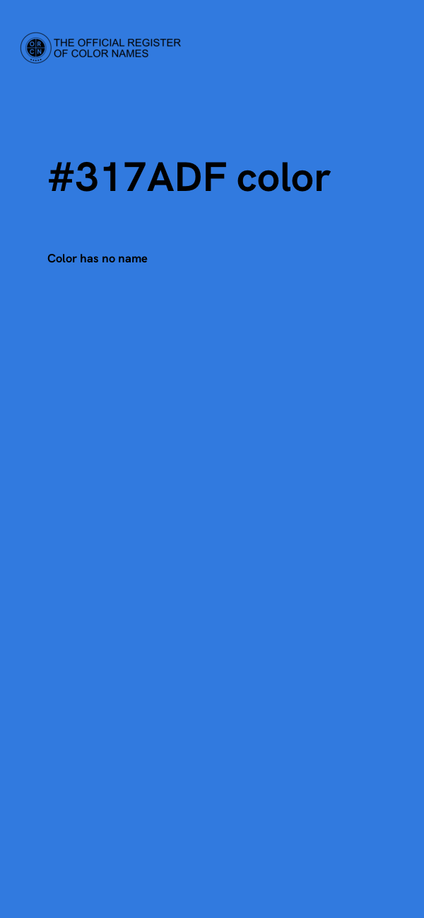 #317ADF color image