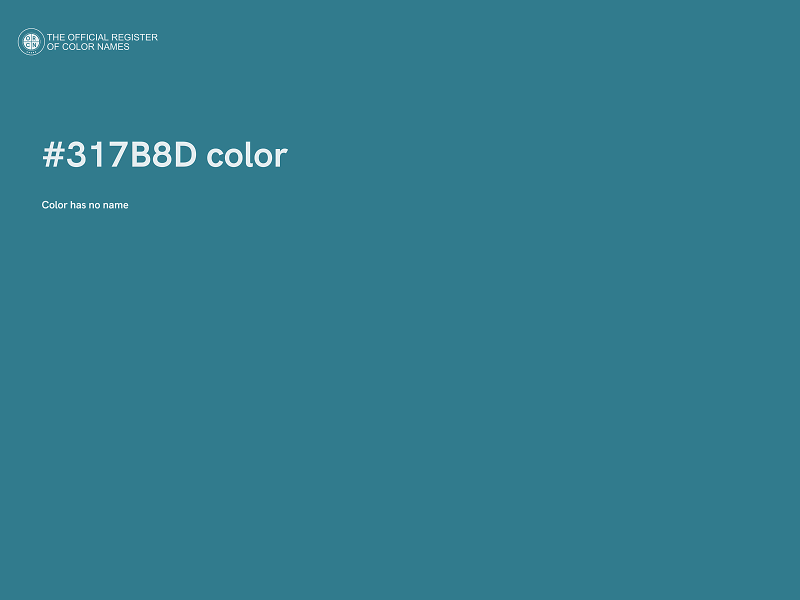 #317B8D color image