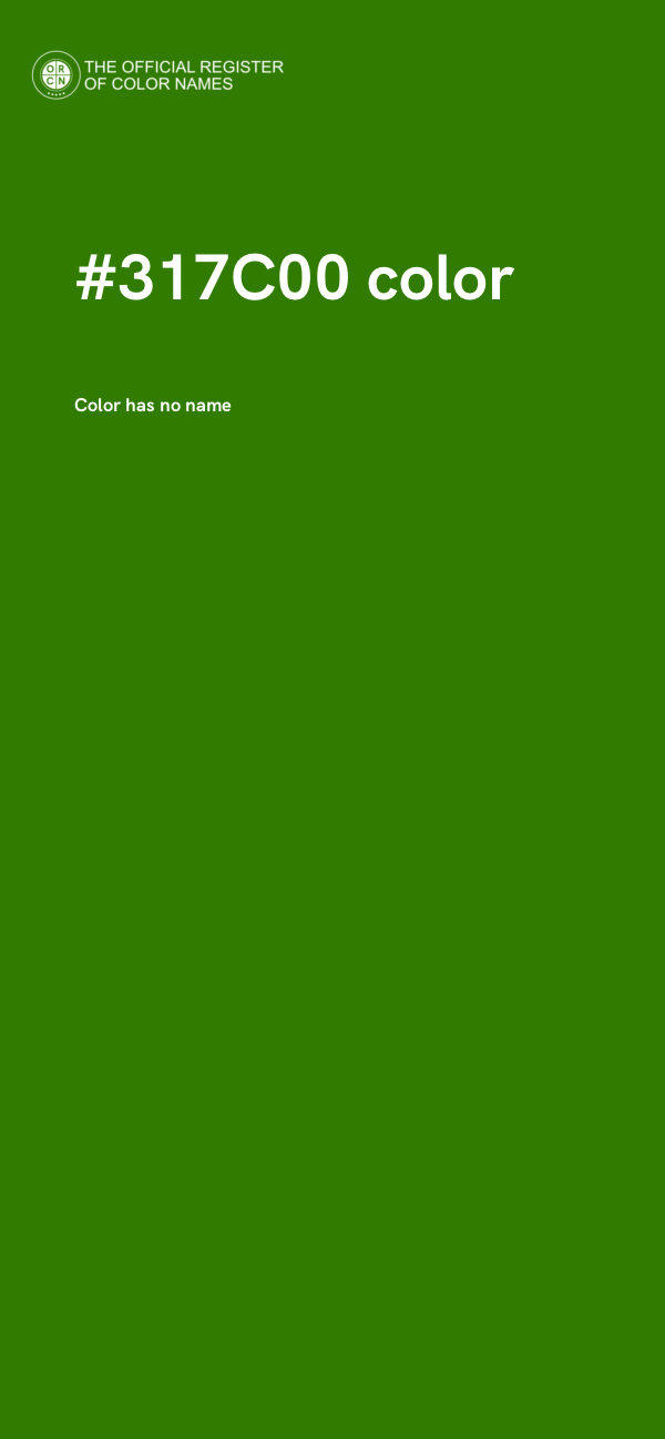 #317C00 color image