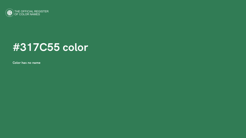 #317C55 color image