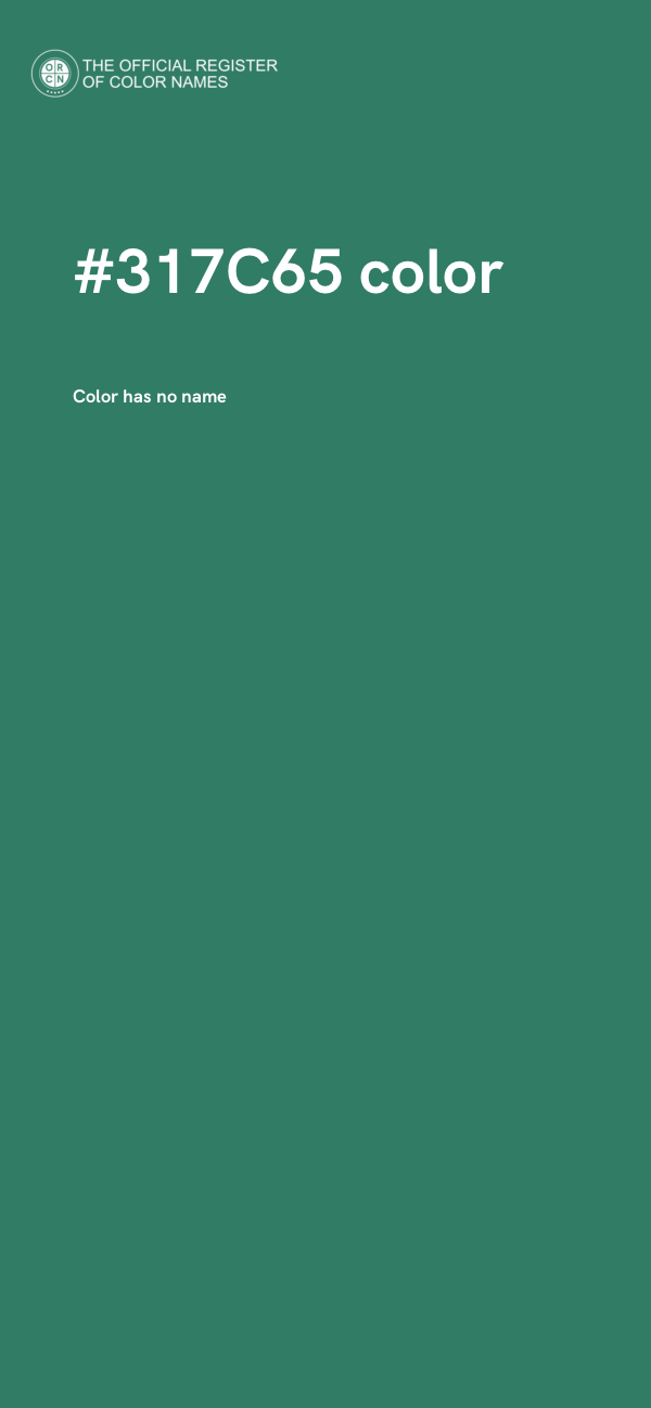 #317C65 color image