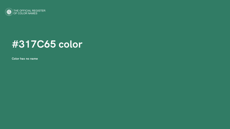 #317C65 color image