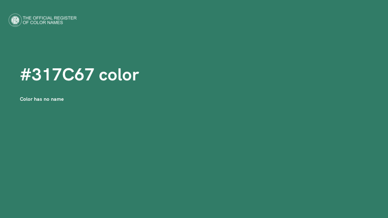 #317C67 color image