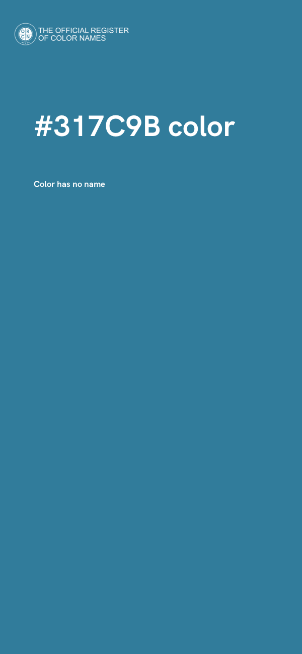#317C9B color image