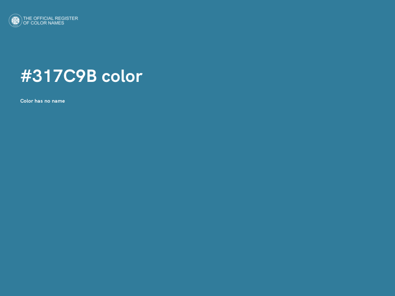 #317C9B color image