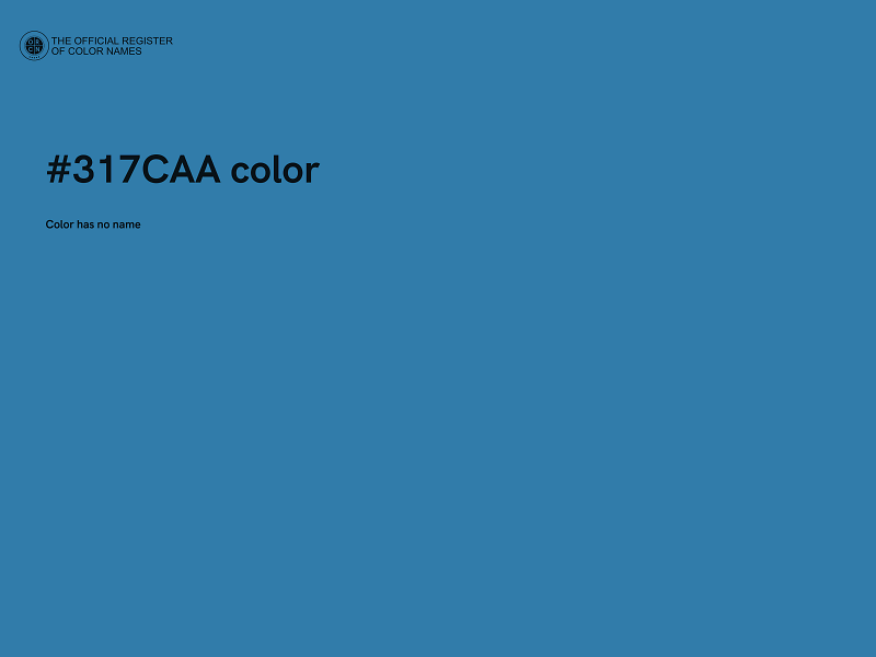 #317CAA color image