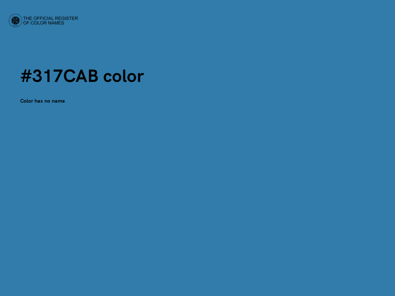 #317CAB color image
