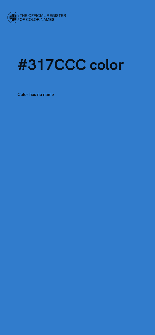 #317CCC color image