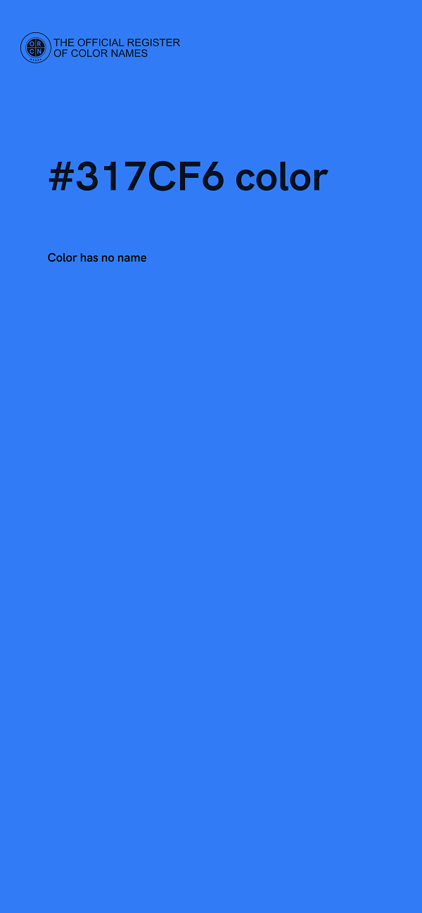 #317CF6 color image
