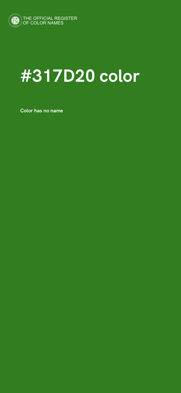 #317D20 color image