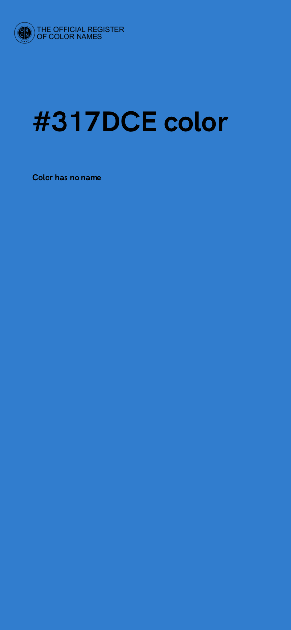 #317DCE color image