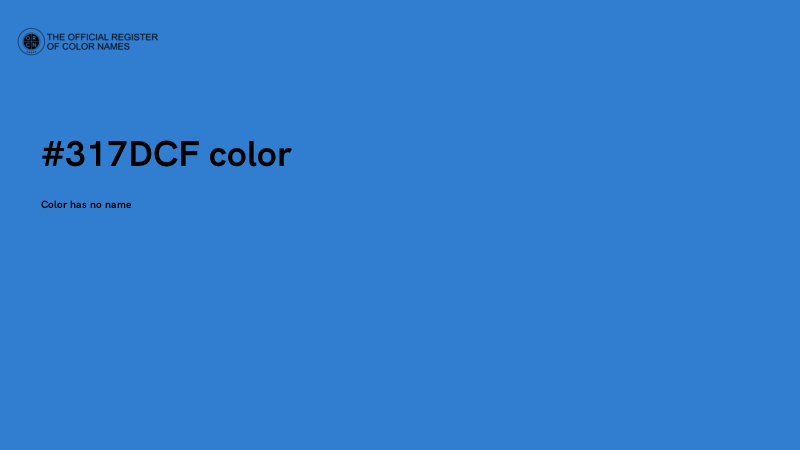 #317DCF color image