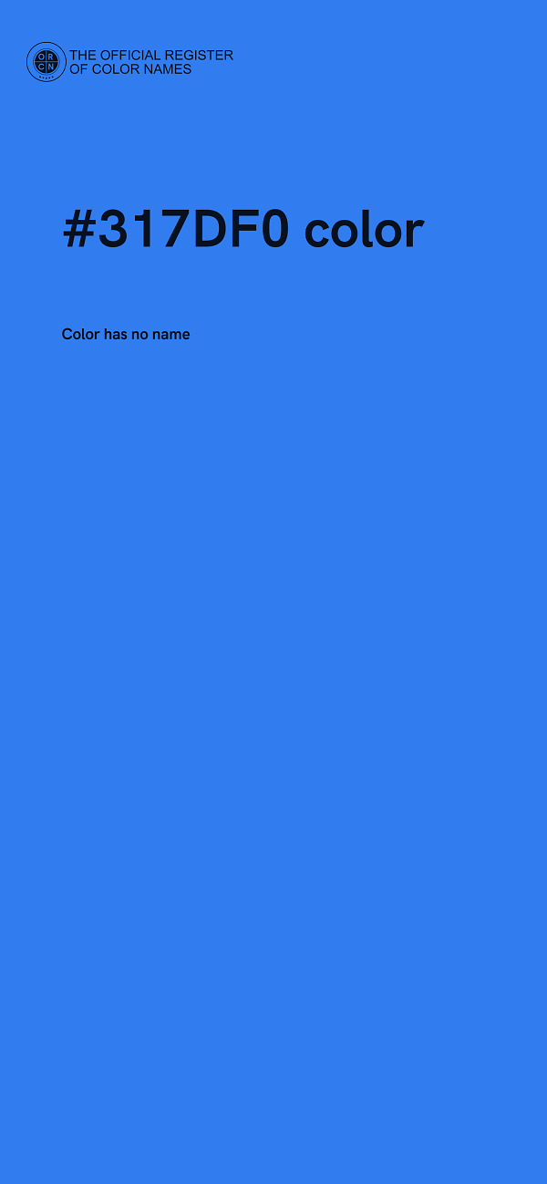 #317DF0 color image