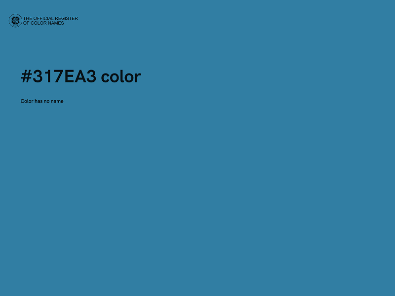 #317EA3 color image