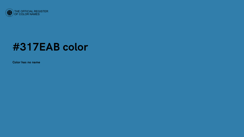 #317EAB color image