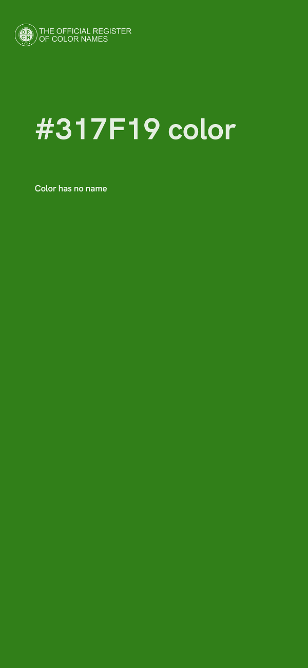 #317F19 color image