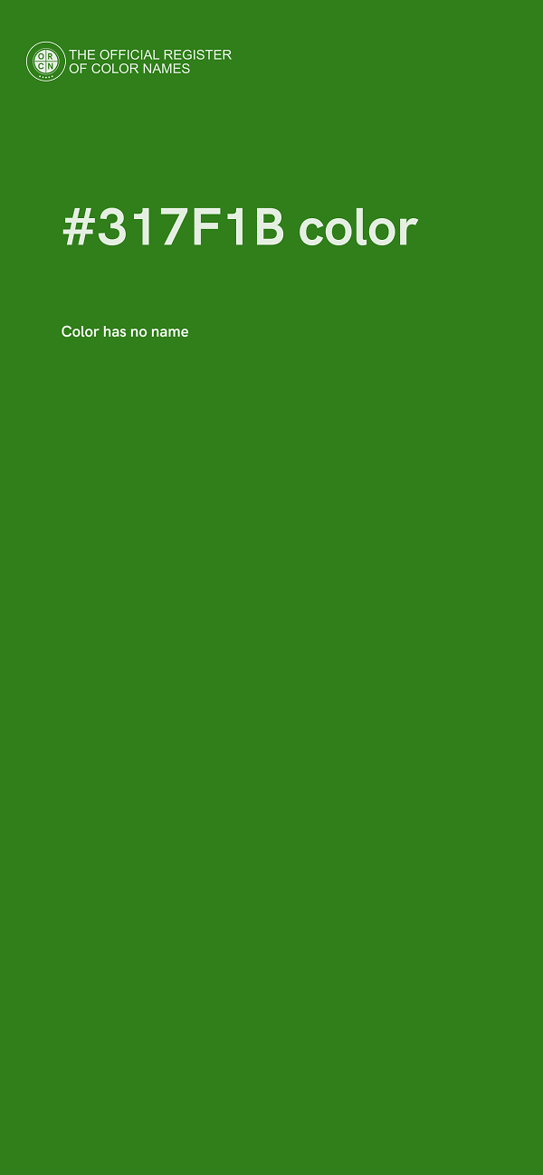 #317F1B color image