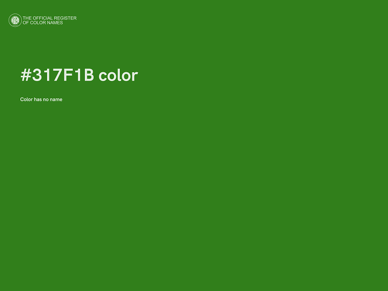 #317F1B color image