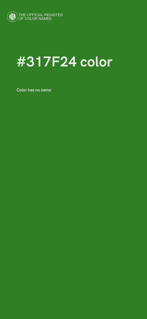 #317F24 color image