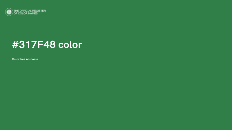 #317F48 color image