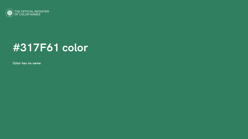 #317F61 color image