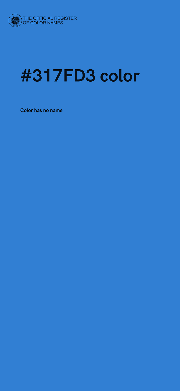 #317FD3 color image