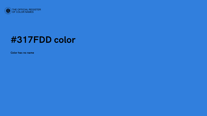 #317FDD color image