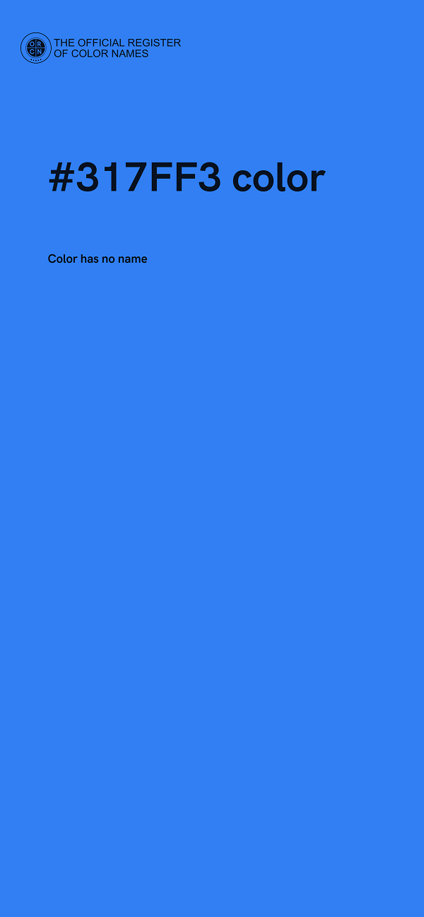 #317FF3 color image
