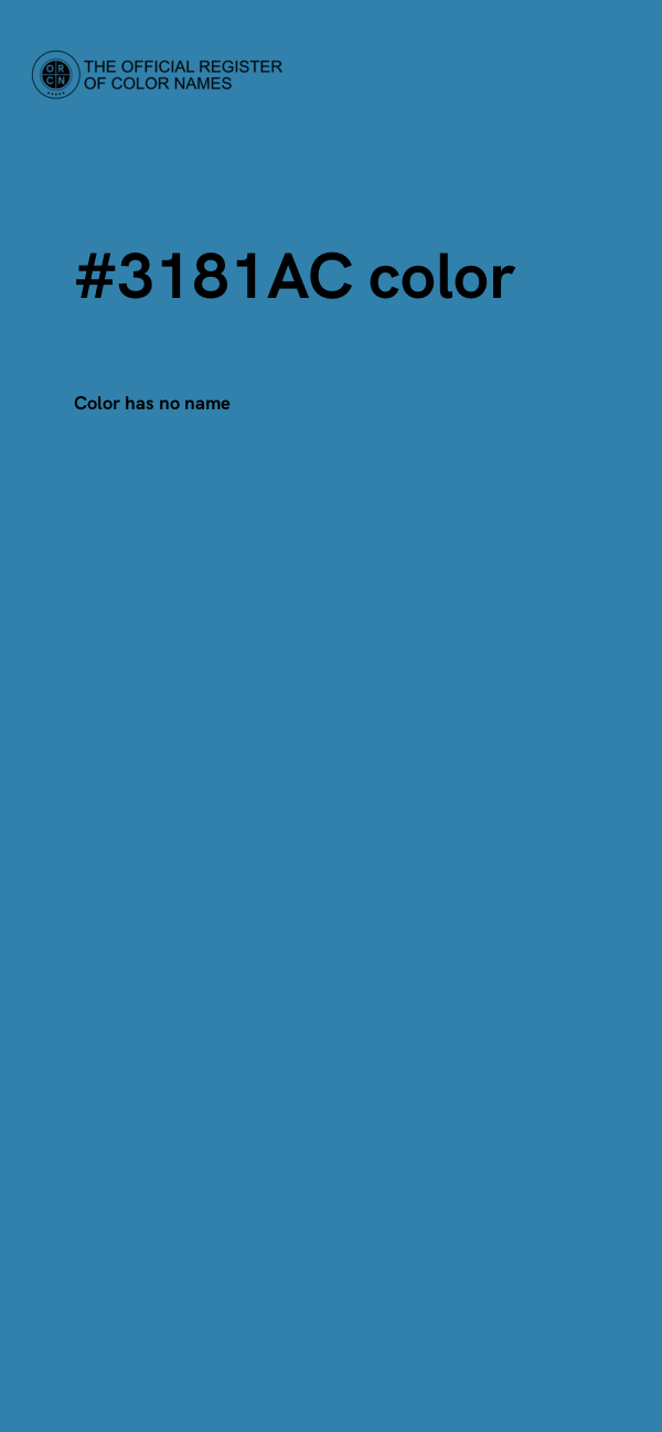 #3181AC color image