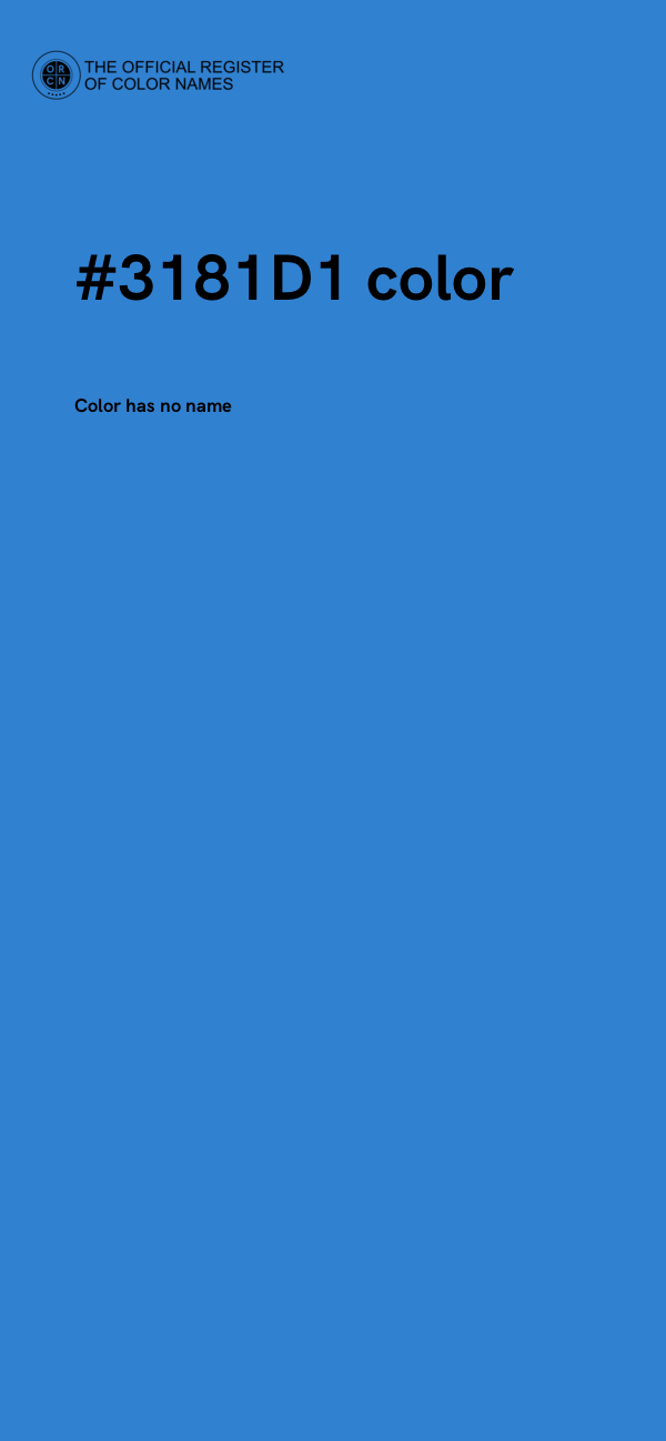 #3181D1 color image