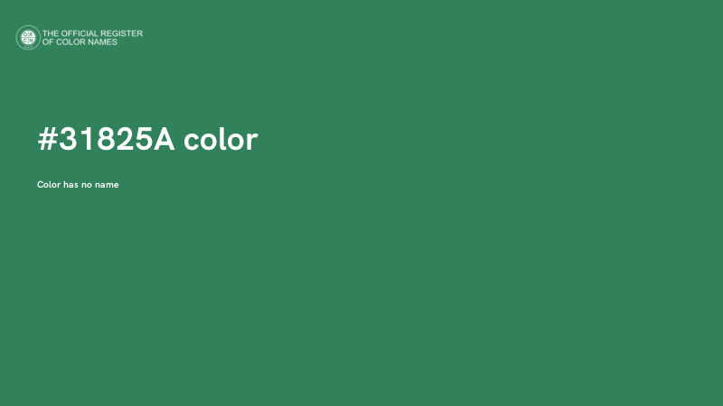 #31825A color image