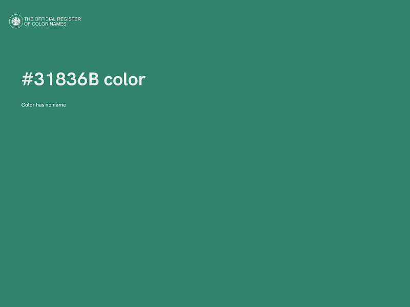#31836B color image