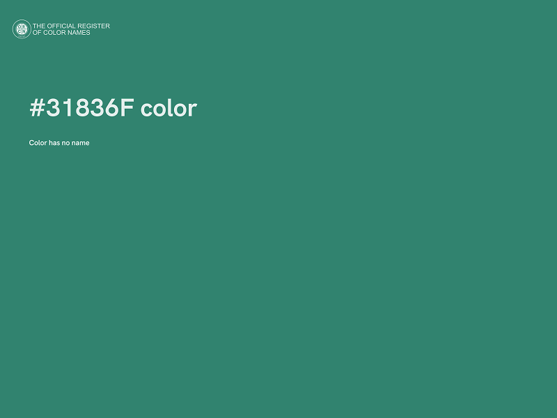 #31836F color image