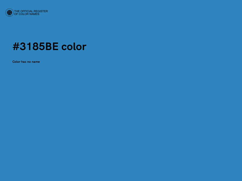 #3185BE color image