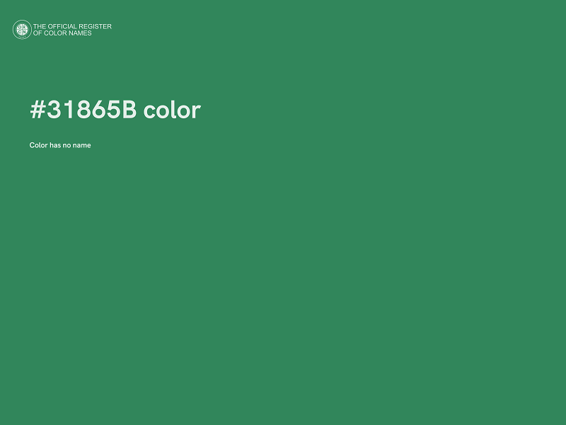 #31865B color image