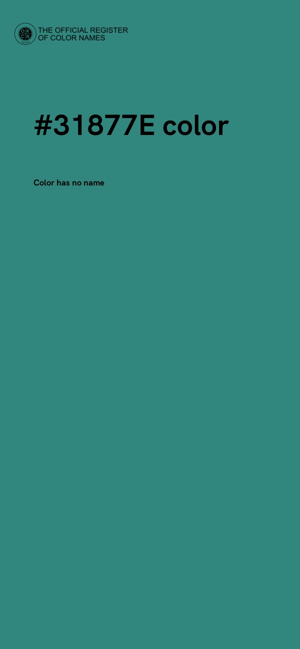 #31877E color image