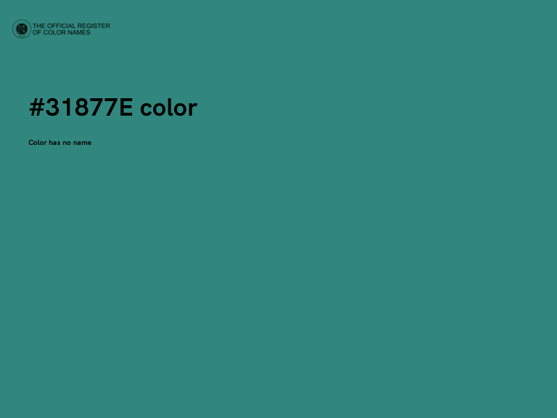 #31877E color image