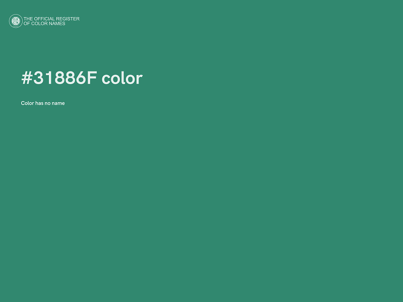 #31886F color image